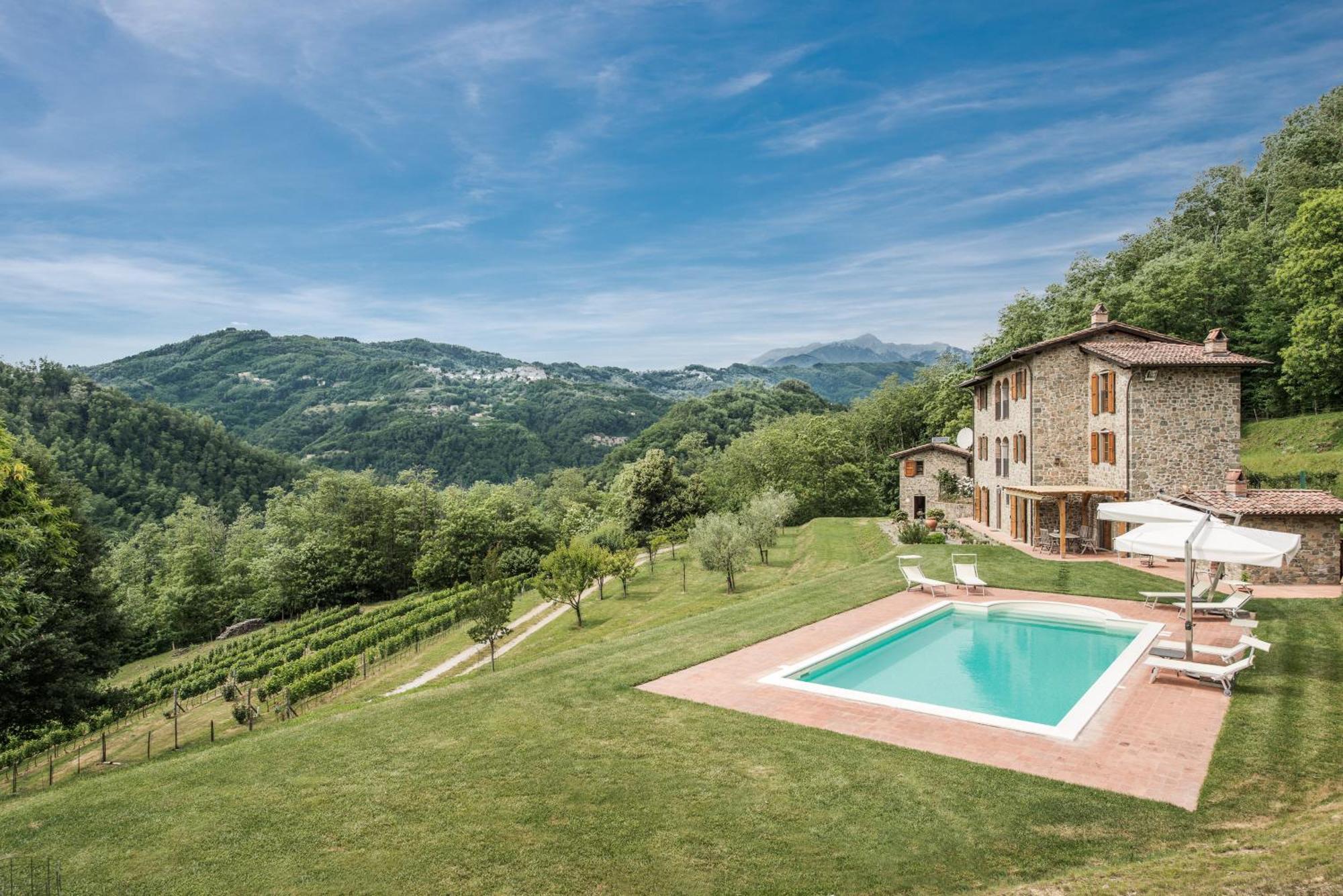 Casa Bachella Villa Bagni di Lucca Bagian luar foto