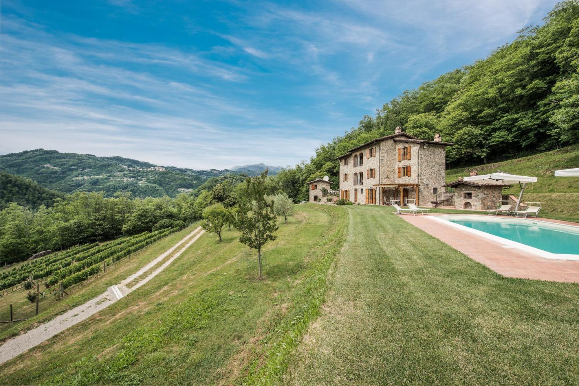 Casa Bachella Villa Bagni di Lucca Bagian luar foto