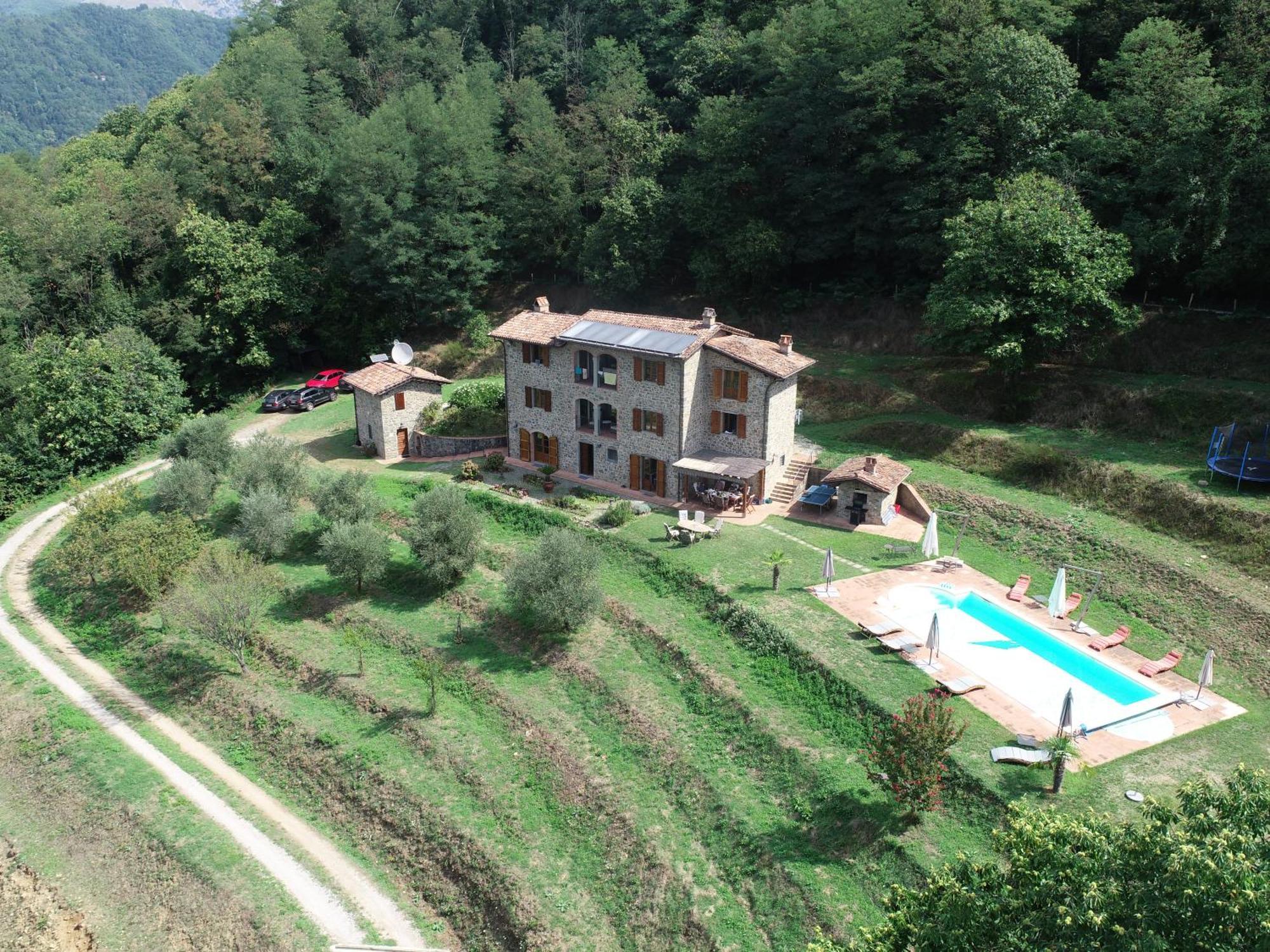 Casa Bachella Villa Bagni di Lucca Bagian luar foto