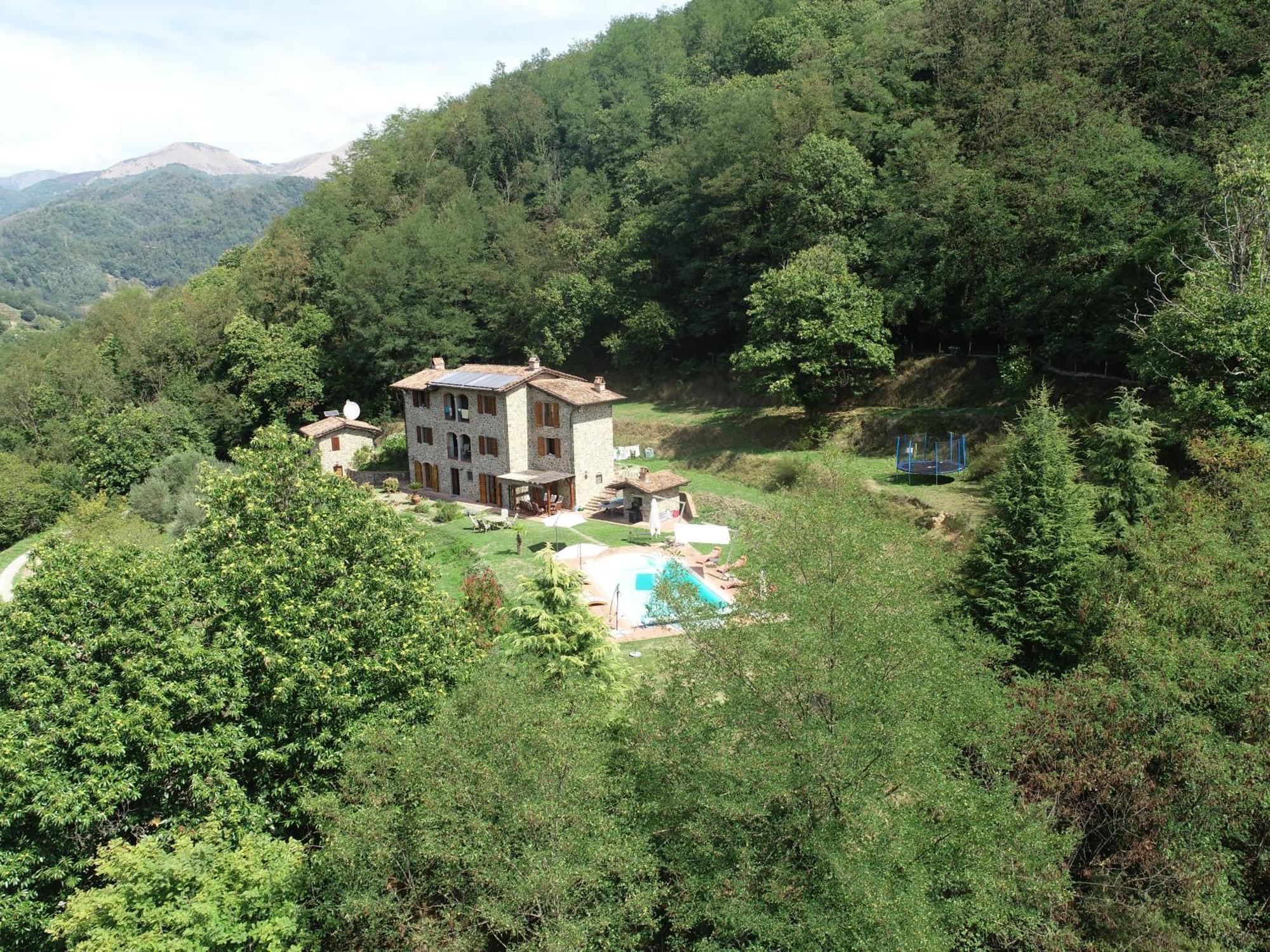 Casa Bachella Villa Bagni di Lucca Bagian luar foto